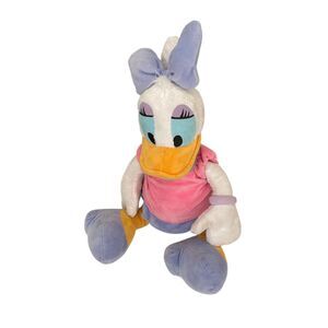 Disney Parks Plush Toy Daisy Duck Stuffed Animal Doll 13" Inches